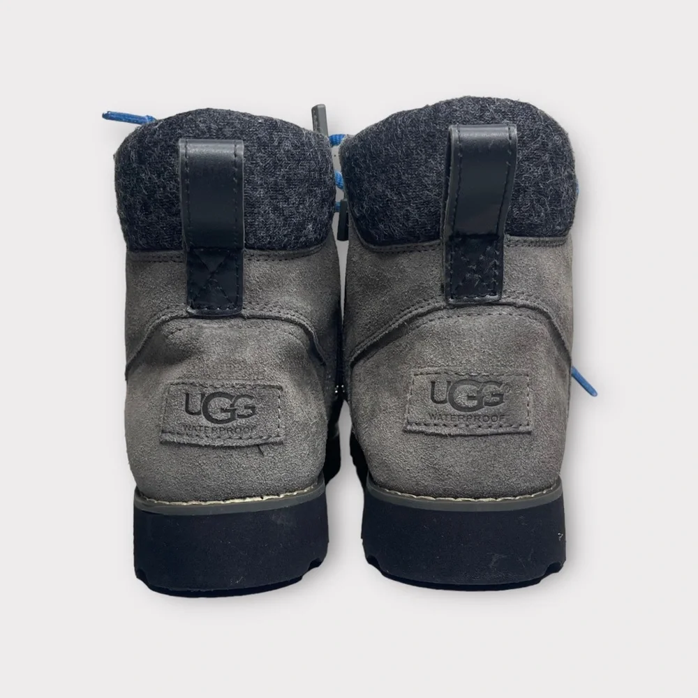 Ugg K Hilmar Lace Up Black & Gray Boots